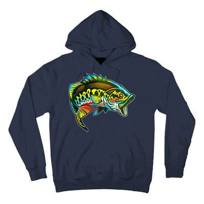 Rainbow Colorful Bass Tall Hoodie