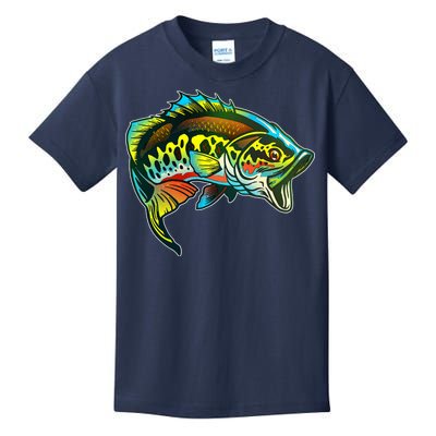 Rainbow Colorful Bass Kids T-Shirt