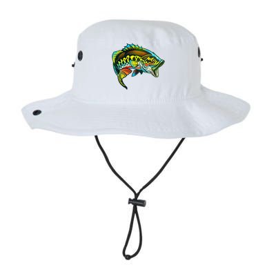 Rainbow Colorful Bass Legacy Cool Fit Booney Bucket Hat