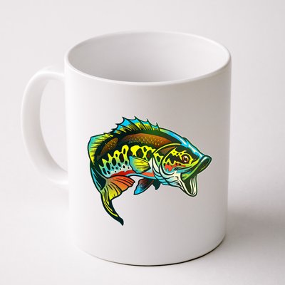 Rainbow Colorful Bass Coffee Mug