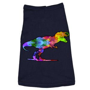 Rainbow Colorful Trex Dinosaur Doggie Tank