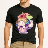 Rainbow Cupcake Kitten Cute Cat Cooling Performance Crew T-Shirt
