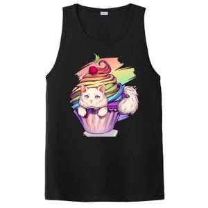 Rainbow Cupcake Kitten Cute Cat PosiCharge Competitor Tank