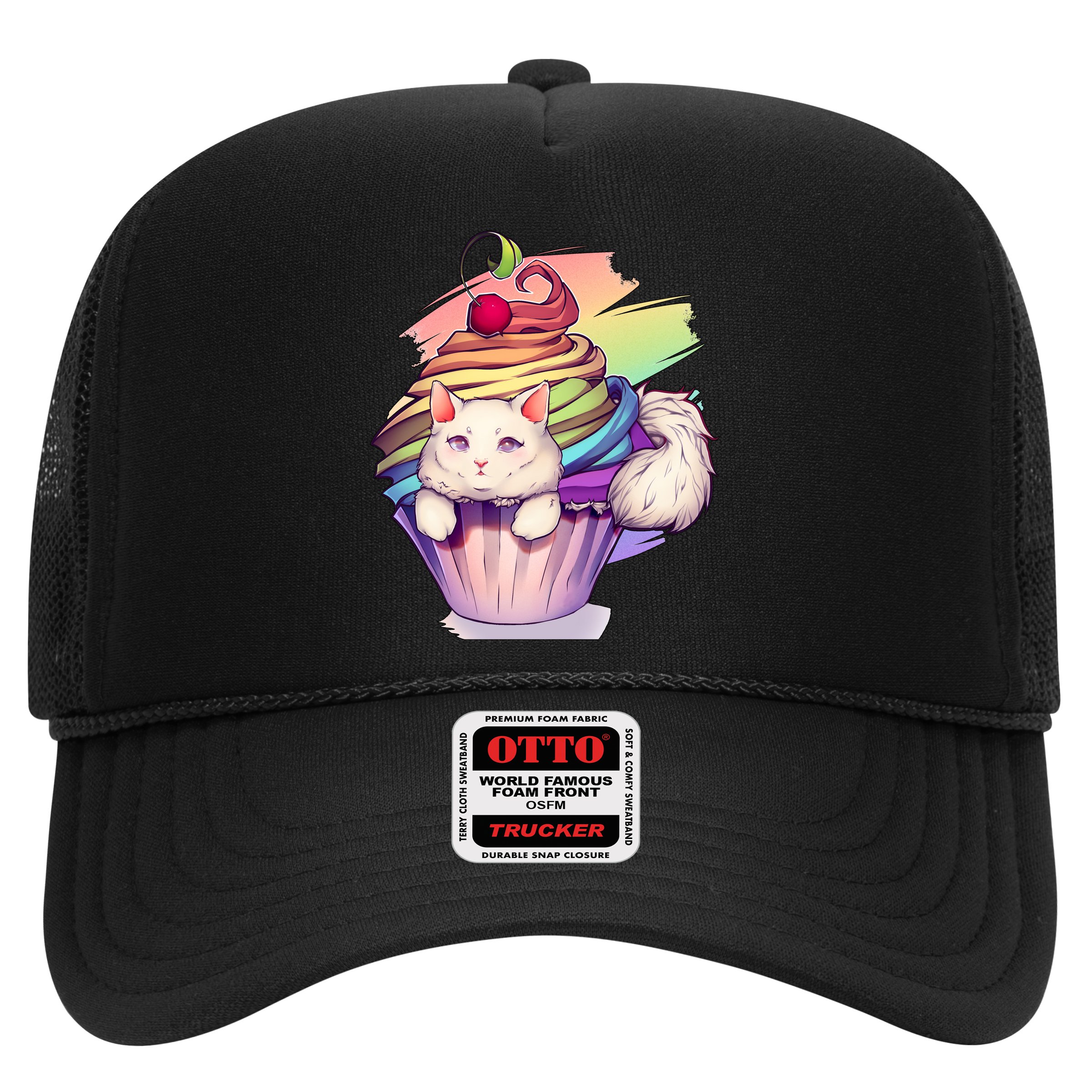 Rainbow Cupcake Kitten Cute Cat Hat