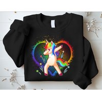 Rainbow Dabbing Unicorn Sweatshirt