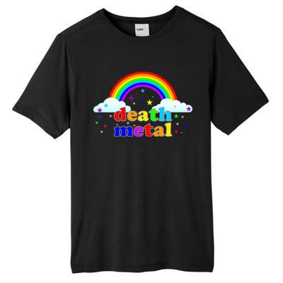 Rainbow Death Metal Logo Tall Fusion ChromaSoft Performance T-Shirt