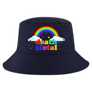 Rainbow Death Metal Logo Cool Comfort Performance Bucket Hat