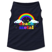 Rainbow Death Metal Logo Doggie Tank