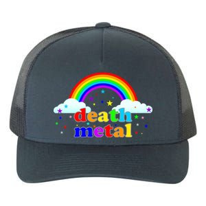 Rainbow Death Metal Logo Yupoong Adult 5-Panel Trucker Hat