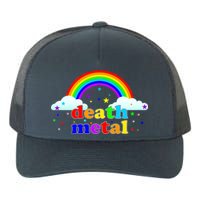 Rainbow Death Metal Logo Yupoong Adult 5-Panel Trucker Hat