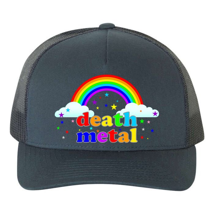 Rainbow Death Metal Logo Yupoong Adult 5-Panel Trucker Hat