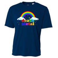 Rainbow Death Metal Logo Cooling Performance Crew T-Shirt