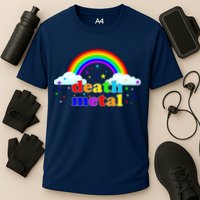 Rainbow Death Metal Logo Performance Shirt