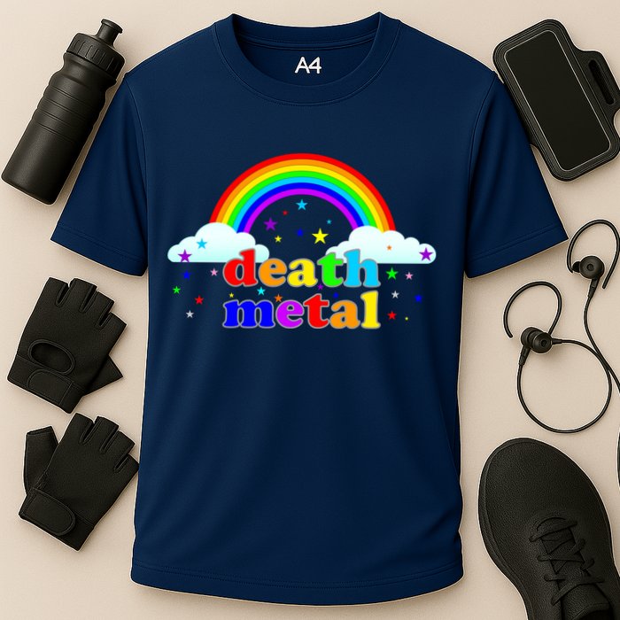 Rainbow Death Metal Logo Performance Shirt