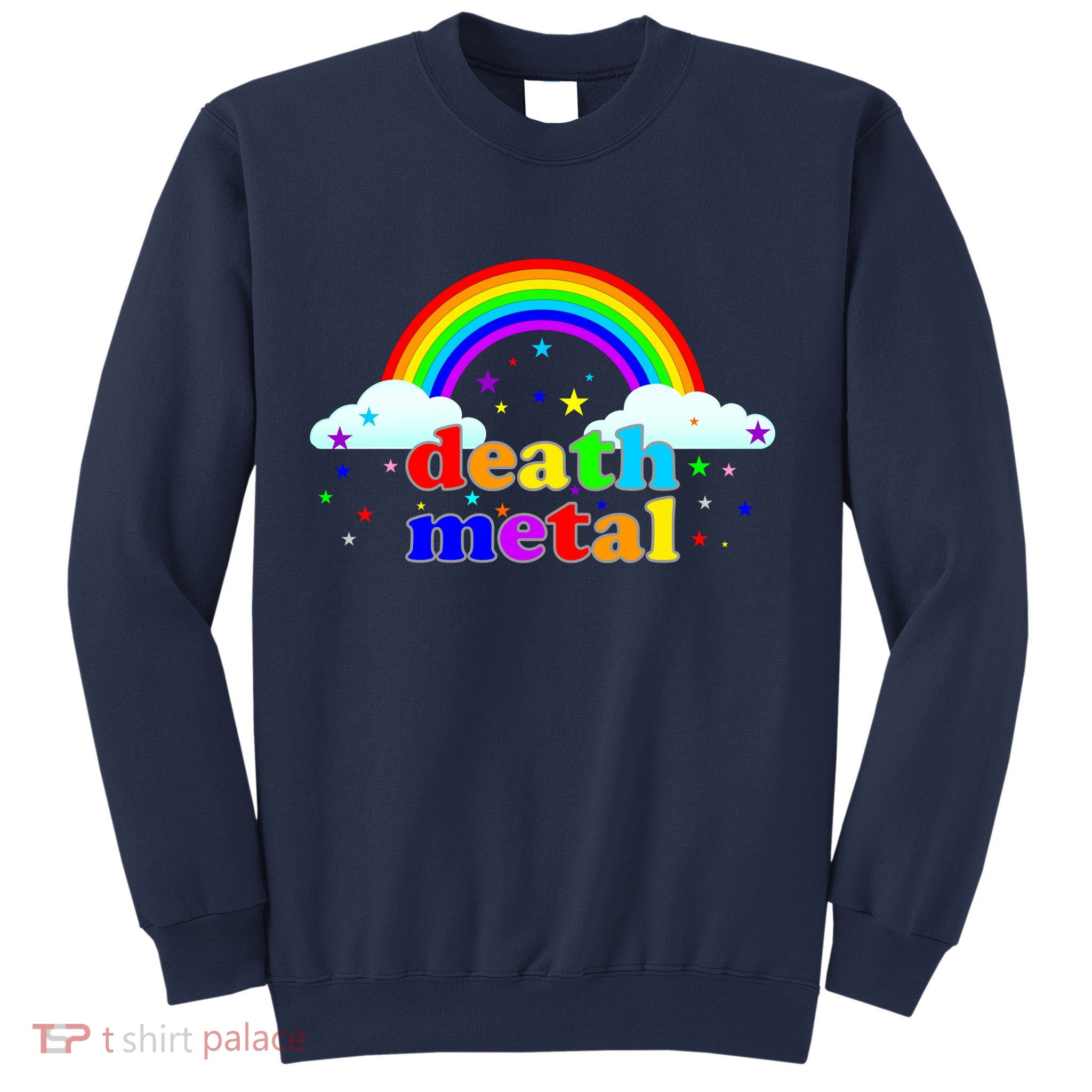 Rainbow Death Metal Logo Sweatshirt