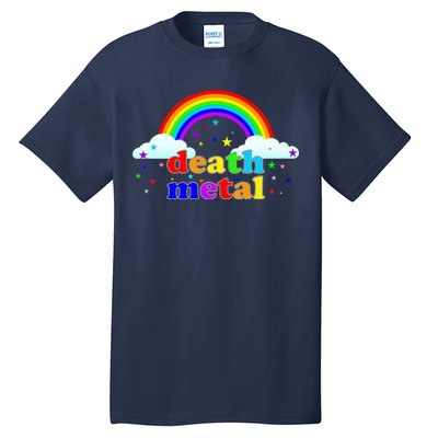 Rainbow Death Metal Logo Tall T-Shirt