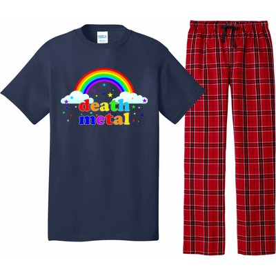 Rainbow Death Metal Logo Pajama Set