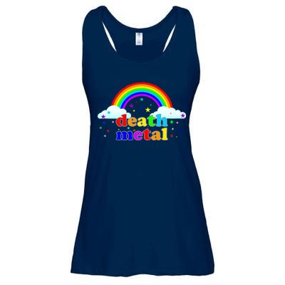 Rainbow Death Metal Logo Ladies Essential Flowy Tank