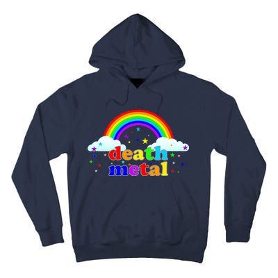 Rainbow Death Metal Logo Tall Hoodie