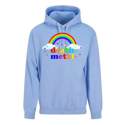 Rainbow Death Metal Logo Unisex Surf Hoodie