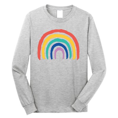 Rainbow Drawing Long Sleeve Shirt