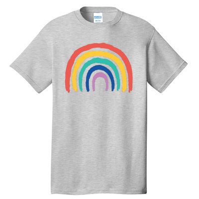 Rainbow Drawing Tall T-Shirt