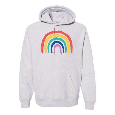 Rainbow Drawing Premium Hoodie