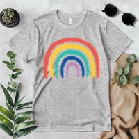 Rainbow Drawing Premium T-Shirt