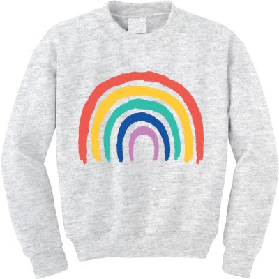 Rainbow Drawing Kids Sweatshirt