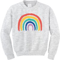 Rainbow Drawing Kids Sweatshirt