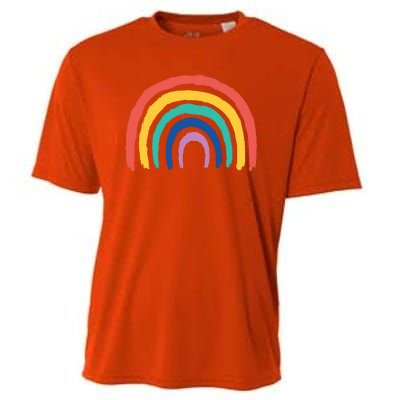 Rainbow Drawing Cooling Performance Crew T-Shirt