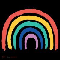 Rainbow Drawing Sustainable Bucket Hat