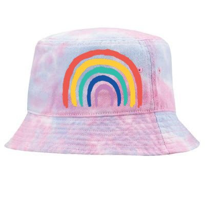 Rainbow Drawing Tie-Dyed Bucket Hat