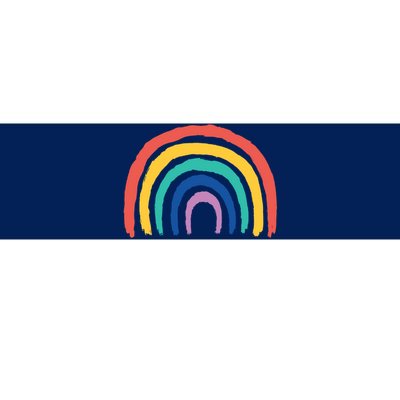 Rainbow Drawing Bumper Sticker