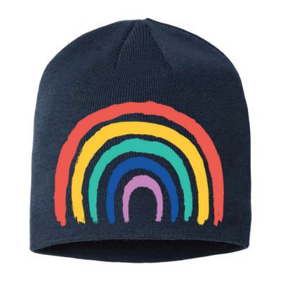 Rainbow Drawing Sustainable Beanie