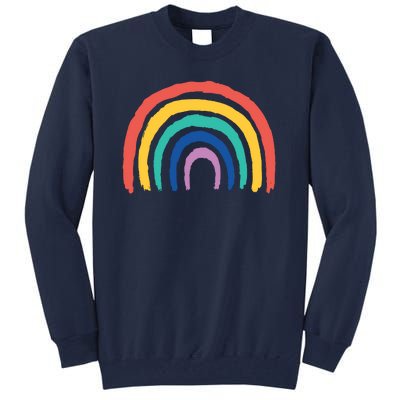 Rainbow Drawing Tall Sweatshirt