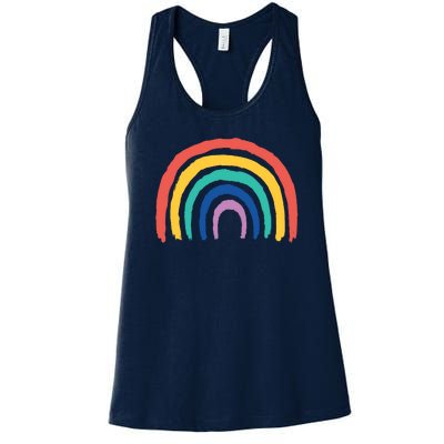 Rainbow Drawing Women's Racerback Tank