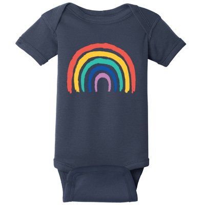 Rainbow Drawing Baby Bodysuit