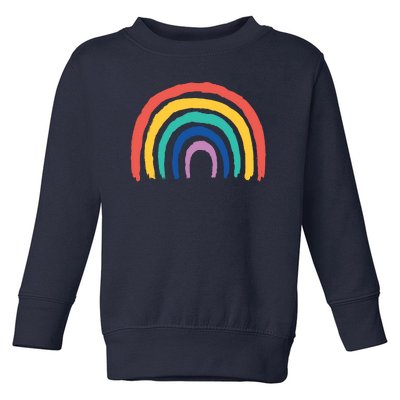 Rainbow Drawing Toddler Sweatshirt