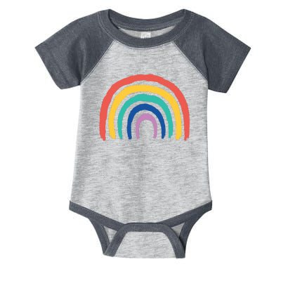 Rainbow Drawing Infant Baby Jersey Bodysuit