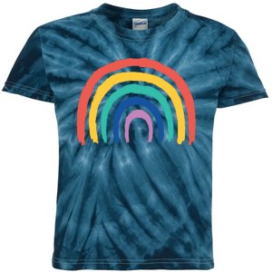 Rainbow Drawing Kids Tie-Dye T-Shirt