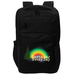 Rainbow Earth Day Every Day Retro Impact Tech Backpack