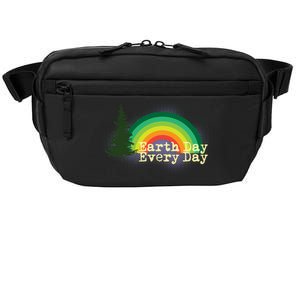 Rainbow Earth Day Every Day Retro Crossbody Pack