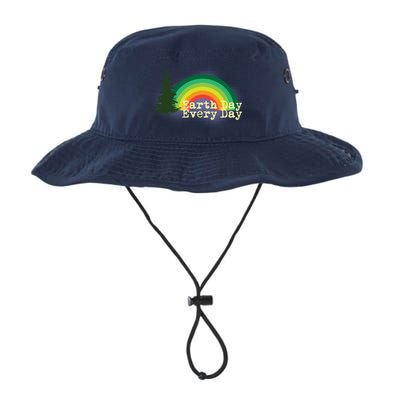 Rainbow Earth Day Every Day Retro Bucket Hat