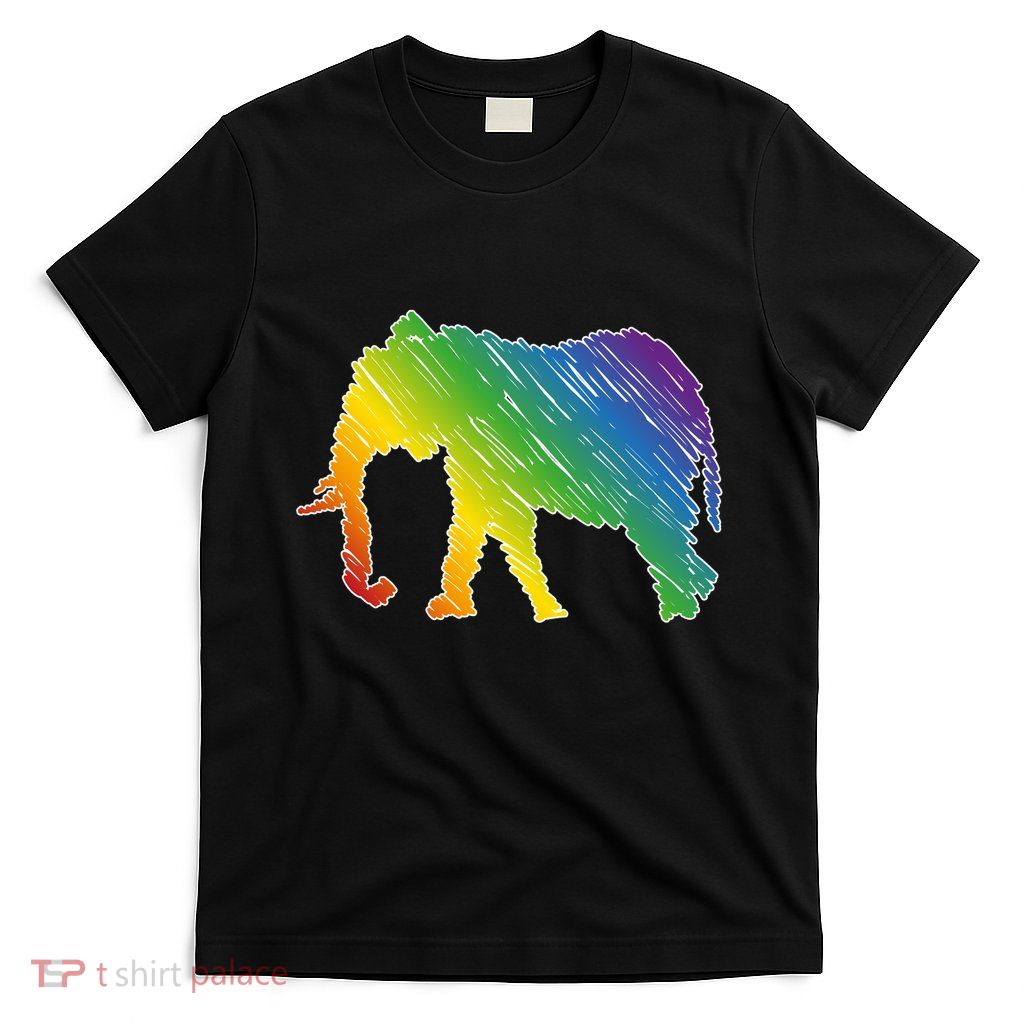 Rainbow Elephant T-Shirt