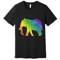 Rainbow Elephant Premium T-Shirt