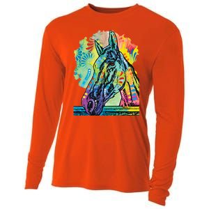 Rainbow Horse Cooling Performance Long Sleeve Crew