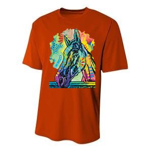 Rainbow Horse Performance Sprint T-Shirt