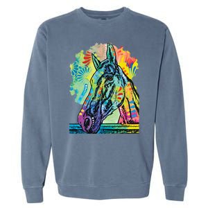 Rainbow Horse Garment-Dyed Sweatshirt