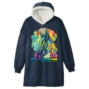 Rainbow Horse Hooded Wearable Blanket